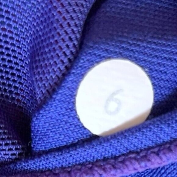 Lululemon Power Y Tank Size 6 Wee Are From Space Dye Purple Multi - Picture 11 of 12